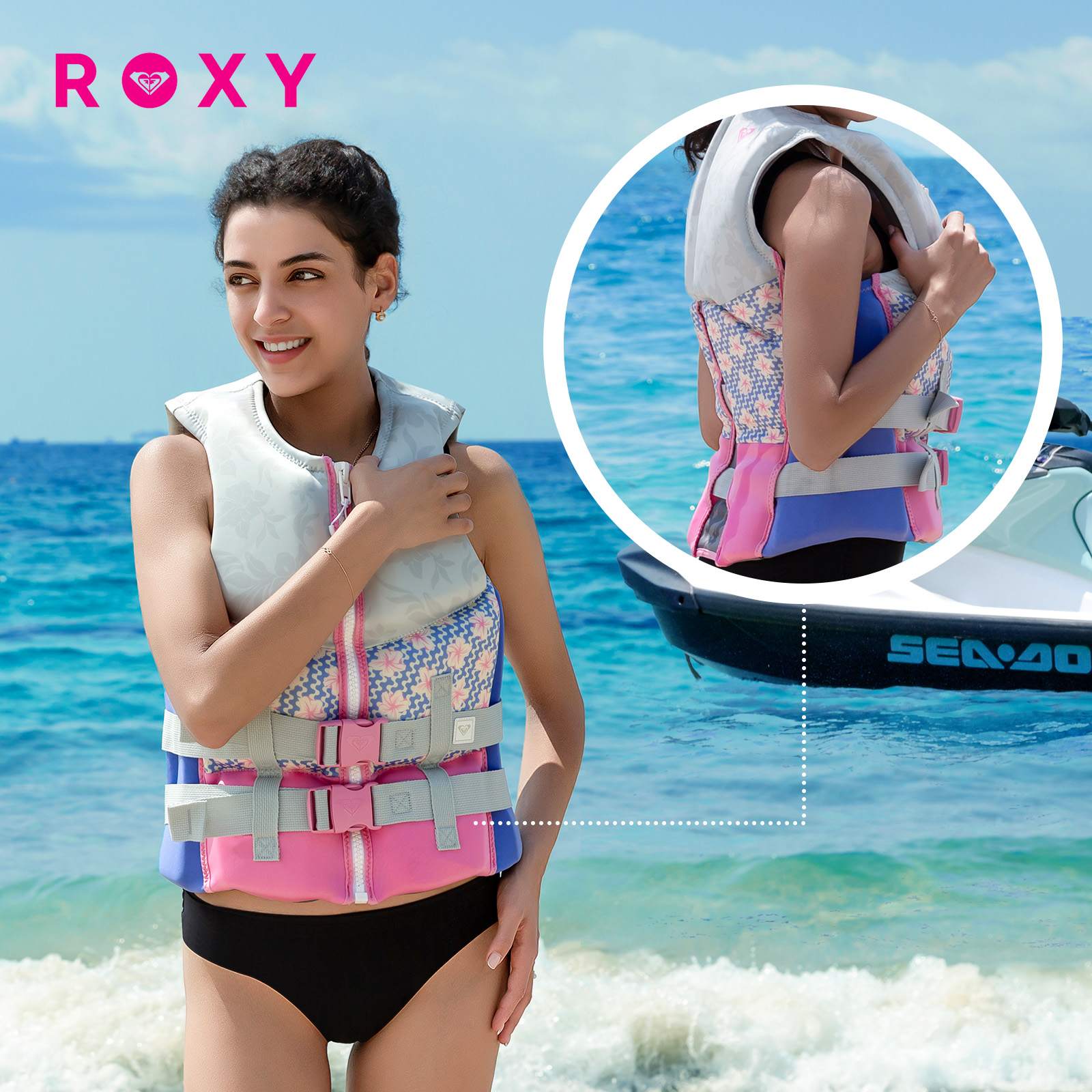 ROXY Women's Life Vest - USCG & Transport Canada Approved - S 3