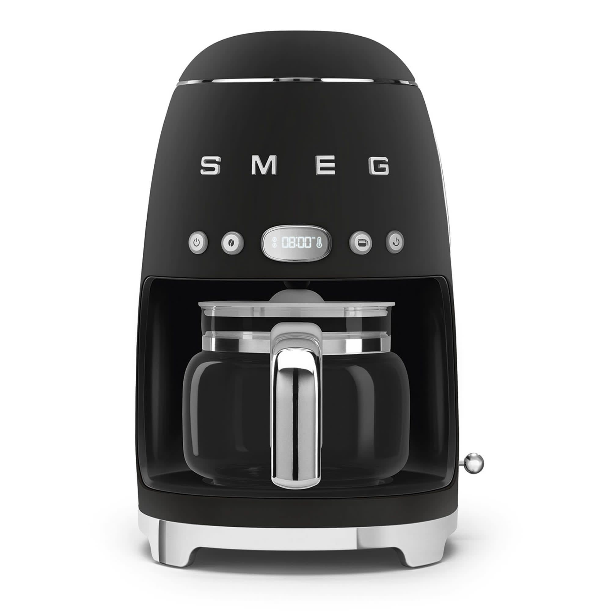 Smeg 10 Cup Drip Coffee Maker, Matte Black
