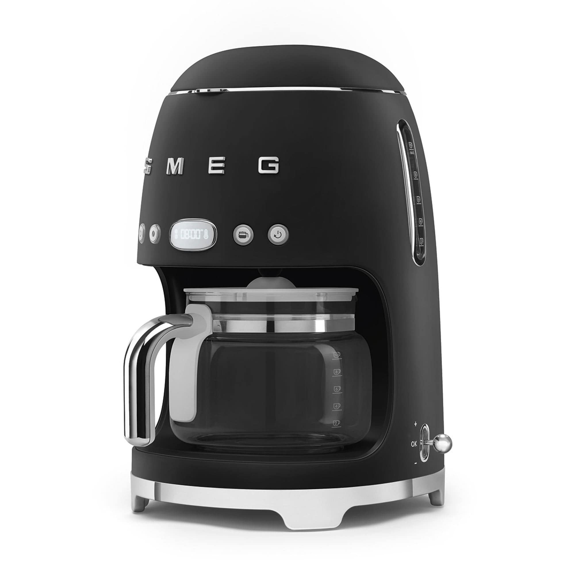Smeg 10 Cup Drip Coffee Maker, Matte Black 3