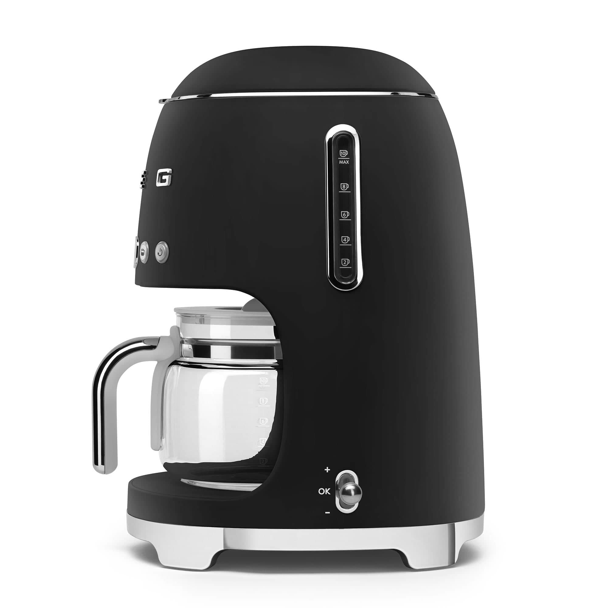 Smeg 10 Cup Drip Coffee Maker, Matte Black 4